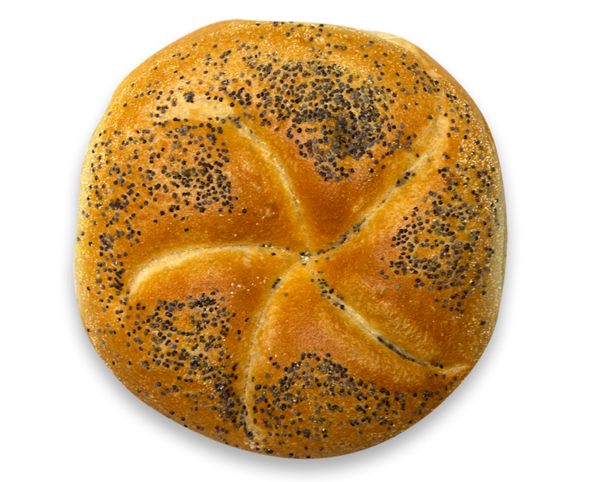 Roll Kaiser Poppy Seeded A&M Bronx Baking