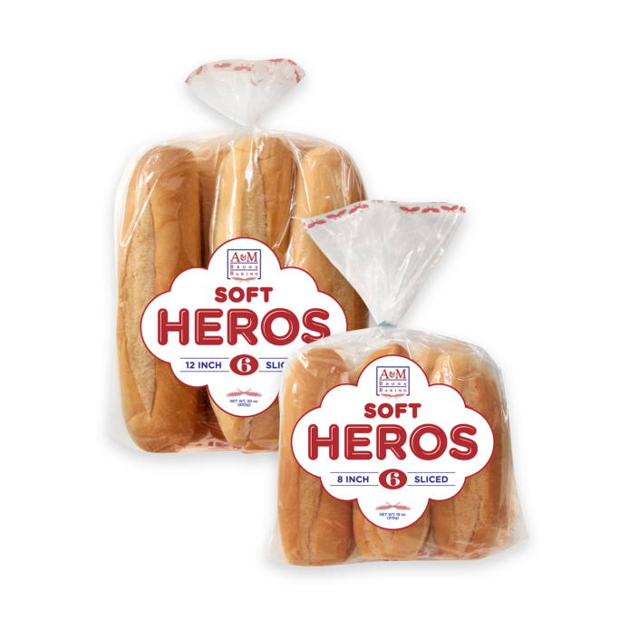8 Inch and 12 Inch Soft Hero Bread